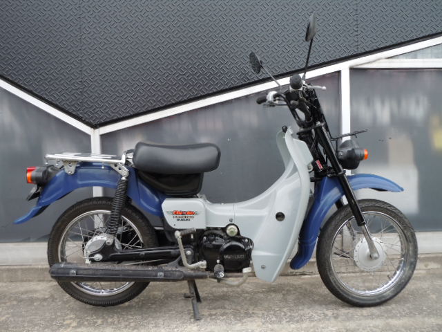 スズキ バーディ50セル付き Ba42a ブルー 中古車 バイク ホバークラフト専門店 ルーニー
